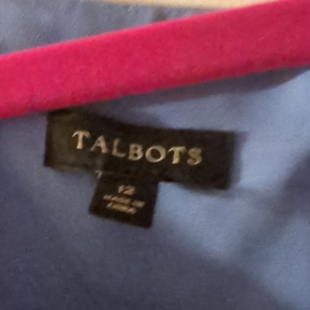 Talbots Blue Sleeveless Dress - Picture 2 of 4